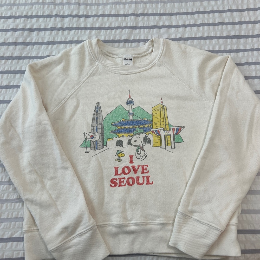 Re/Done x Peanuts Limited Edition Sweatshirt